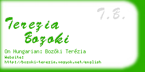 terezia bozoki business card